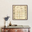 Vintage Map of Kalamazoo County, Michigan 1861