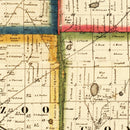 Vintage Map of Kalamazoo County, Michigan 1861