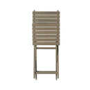 Positano - 4 Piece Foldable Chair Set in Gray by HouseOfZazla