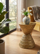 Antique Hourglass Side Table