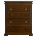 Garland 4-drawer Bedroom Chest of Drawers Brown Cherry
