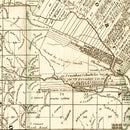 Vintage Map of Wayne County, Michigan 1855