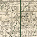 Vintage Map of Wayne County, Michigan 1894