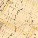Vintage Map of Brown County, Wisconsin 1870