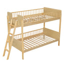Bunk Bed With 3 Storage Shelves, Adjustable Ladder Left Or Right by HouseOfZazla