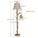 62in Modern Tree-Shaped Floor Lamp with Rotary Switch