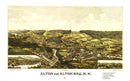 Vintage Map of Alton, New Hampshire 1888