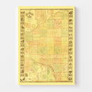 Vintage Map of Grant County, Wisconsin 1868