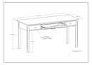 Avalon - Large Desk - Tobacco Brown