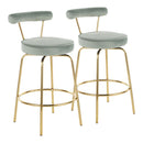 Rhonda - Glam Counter Stool (Set of 2) by HouseOfZazla