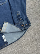 Button Up Washed Denim Shirt