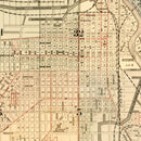 Vintage Map of Milwaukee County, Wisconsin 1893