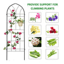 Metal Garden Trellis Rustproof Trellis For Climbing Plant, Outdoor Flower Support by HouseOfZazla