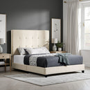 Tufted Upholstered Headboard Platform Bed by HouseOfZazla