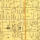 Vintage Map of Sheboygan County, Wisconsin 1862