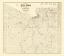 Vintage Map of Blue Earth County, Minnesota 1879
