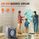 Air Scrubber with 3-Stage Filtration and 550 CFM Airflow by HouseOfZazla