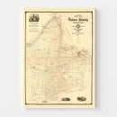 Vintage Map of Dakota County, Minnesota 1874