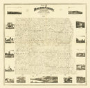 Vintage Map of Houston County, Minnesota 1871