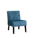 Reese - Living Room Armless Button Tufted Pattern Accent Chair (Set of 2) by HouseOfZazla
