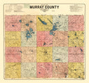 Vintage Map of Murray County, Minnesota 1898