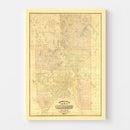 Vintage Map of Ramsey County, Minnesota 1885