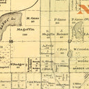 Vintage Map of Ramsey County, Minnesota 1885