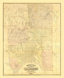 Vintage Map of Ramsey County, Minnesota 1885
