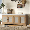 TREXM Rustic Storage Bench