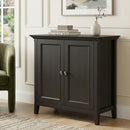 Amherst - 2 Door Storage Cabinet & Adjustable Shelving - Brown by HouseOfZazla