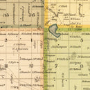 Vintage Map of Redwood County, Minnesota 1898