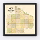 Vintage Map of Redwood County, Minnesota 1898