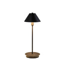 17.5" In Rowan Matte Powder Black G-9 Table Lamp