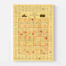 Vintage Map of Butler County, Iowa 1897