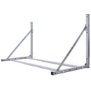 Wall-Mounted Folding Tire Storage, 30.5 To 50.5" Wide, Supports 300 Pounds - Silver by HouseOfZazla