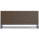 Banting - Low Wide Bookcase - Walnut Brown