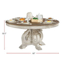 Elegant Dining Set Round Table And Side Chairs by Unique Piece Furniture