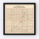 Vintage Map of Crawford County, Iowa 1898