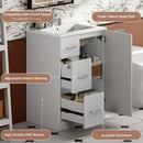 Bathroom Vanity With Under Mount Sink, 2 Drawers And Soft Closing Door by HouseOfZazla