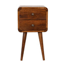 Curved Nightstand by Unique Piece Furniture