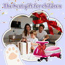 12V Electric Wiggle Ride On Car with Dual Motors & LED Lights