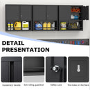 Metal Adjustable 2 Doors Storage Cabinet