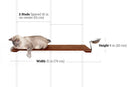 Wall Mounted Cat Feeding Shelf