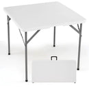 34 Inch Square Folding Card Table with Carrying Handle by DirectDeals