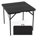 34 Inch Square Folding Card Table with Carrying Handle by LJGDeals