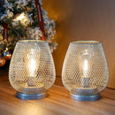 6.7" Tall Battery Powered Outdoor Table Lamp
