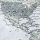 Personalized Antique World Map Canvas Print – Custom Push