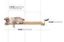 Wall Mounted Cat Feeding Shelf