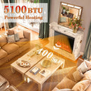 34/37" Recessed Electric Fireplace by DirectDeals