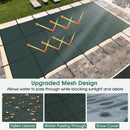 34 x 18 Feet Safety Pool Cover Fits 32 x16 Feet Inground Swimming Pools by DirectDeals